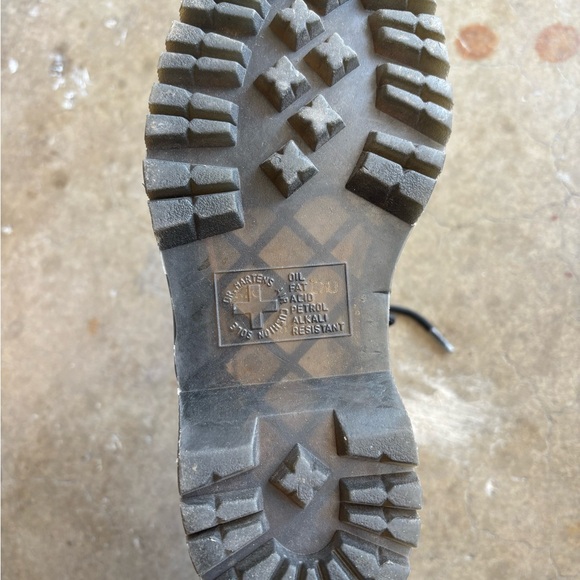 Dr. Martens Black Ankle Boots with Yellow Stitching - Picture 5 of 5